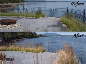 Nautical Fence Before and After