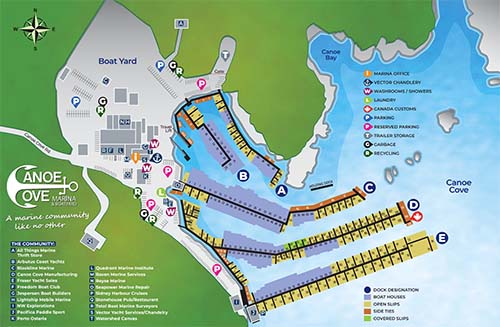 Canoe Cove Map